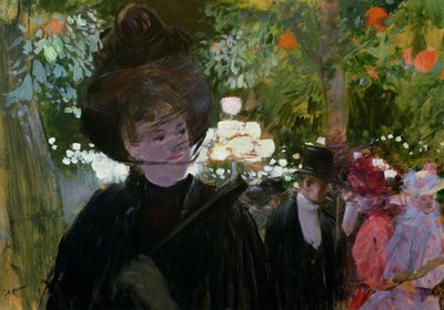 The Garden in Paris by Jean Louis Forain